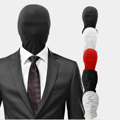 2pcs New Black Cosplay Full Mask Thin Adult Kids Hood Cosplay Prop Halloween Costumes Breathable Cosplay Head Cover