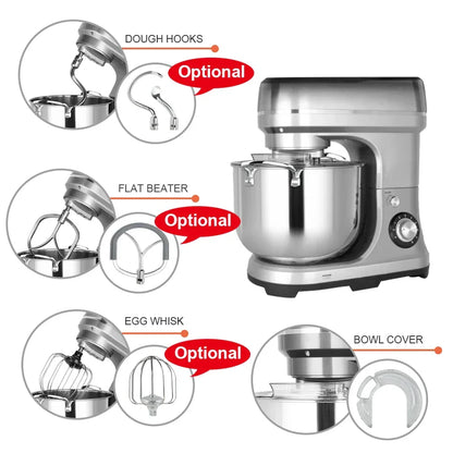 Kitchen 11 Liters Big Capacity Food Mixer 2000w Electric Food Stand Dough Mixer with Stainless Steel Bowl