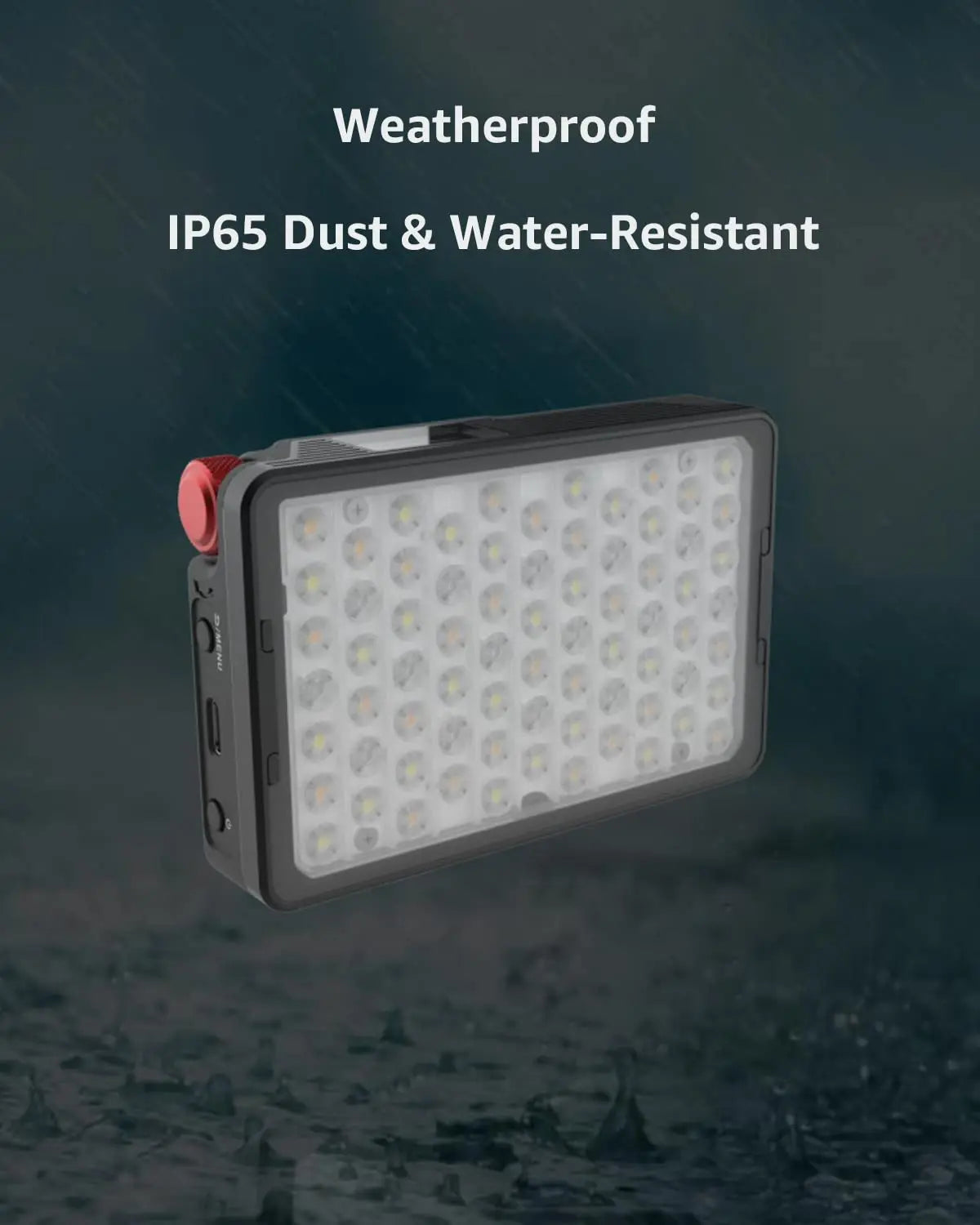 Aputure MC Pro RGBWW LED Light, 2000K-10000K Support Magnetic Attraction IP65 Protection 15 Built-in Light Effects App Control