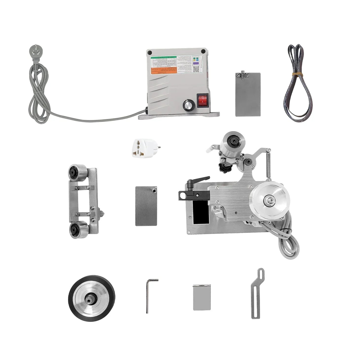 Multi-function Desktop Belt Machine,with Brushless Motor 762x25MM Belt Sander  Sharpener Polishing Grinding Machine