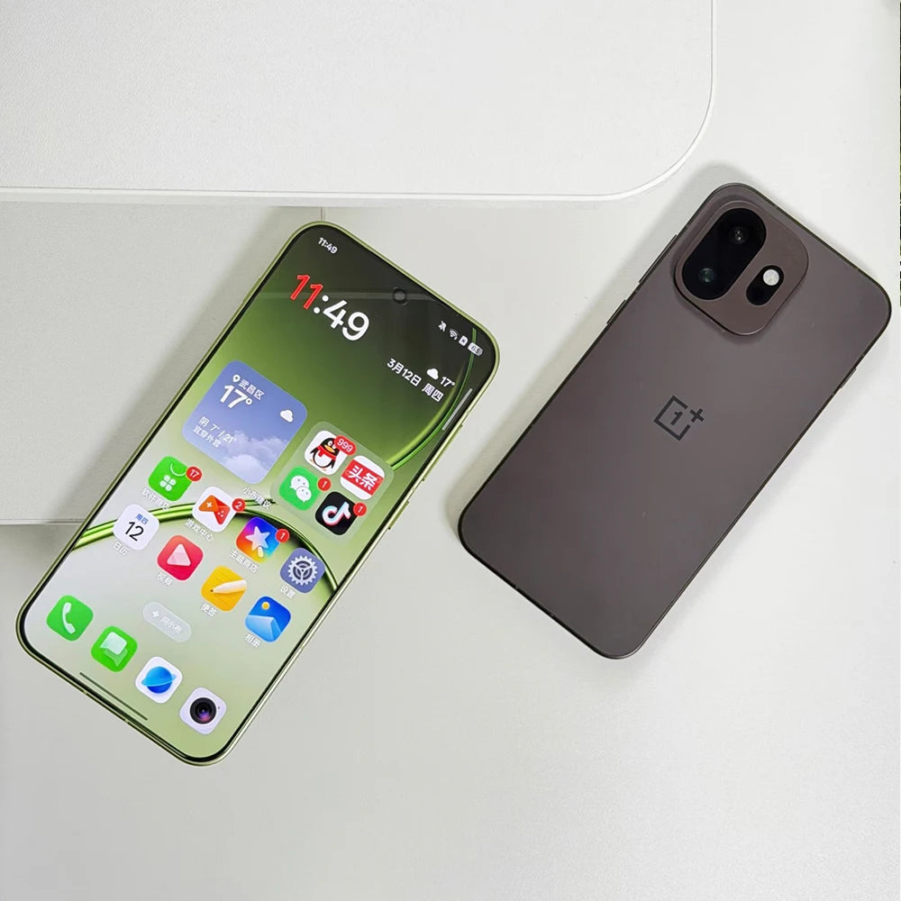 Unlocked OnePlus 15T 5G Smartphone Snapdragon 8 Elite Gen 5 6.32'' 165Hz High Refresh Rate Screen 7500mAh Battery 100W Wired NFC
