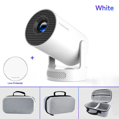 Magcubic HY300 Pro + Projector 8K 720P With 5W Speaker Android 14 8000 Lumens WiFi 6 BT5.4 Outdoor Video Home Theater Projector