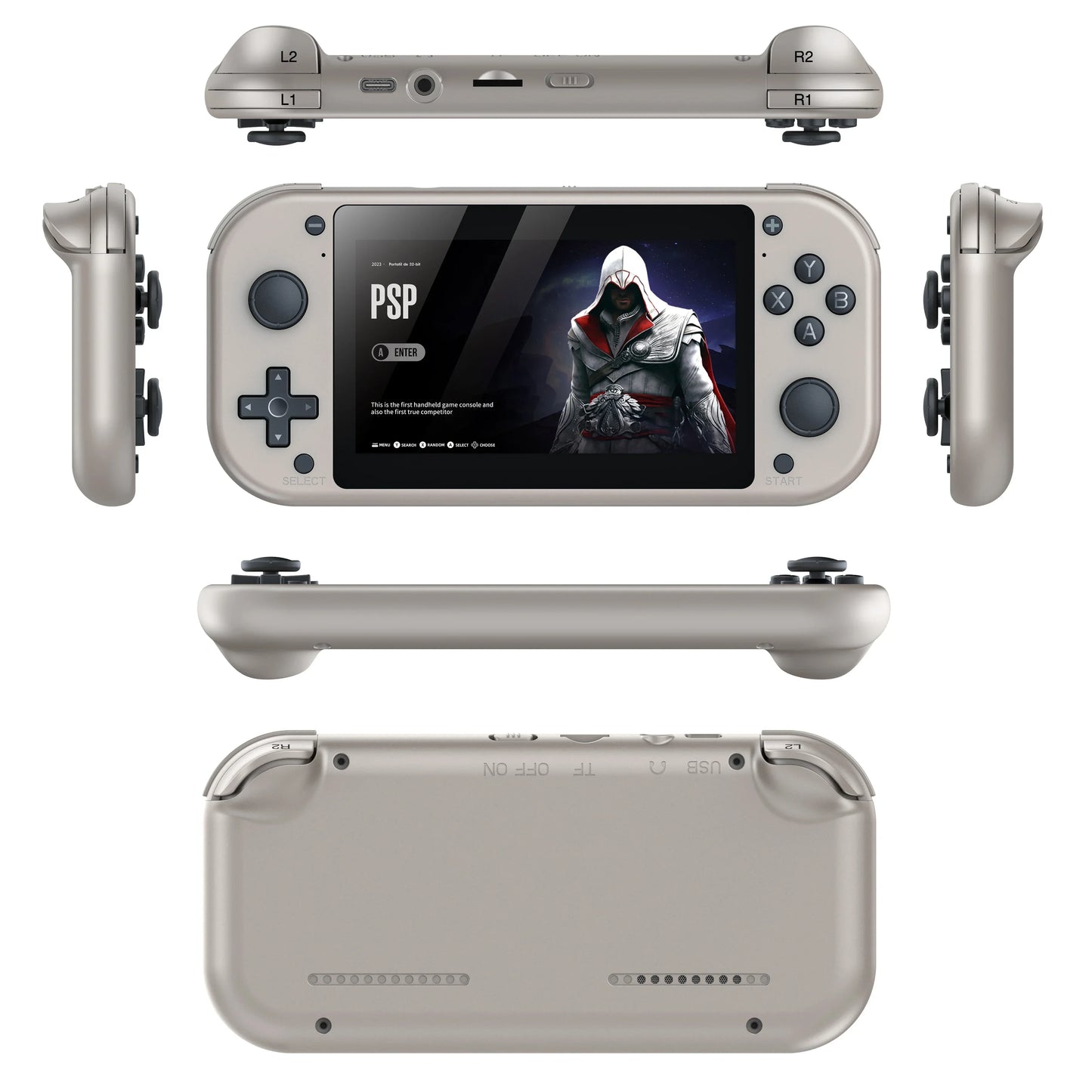 M17 Portable Video Game Console Retro Linux Open Source System 4.3-inch IPS display Portable 64GB pocket video player