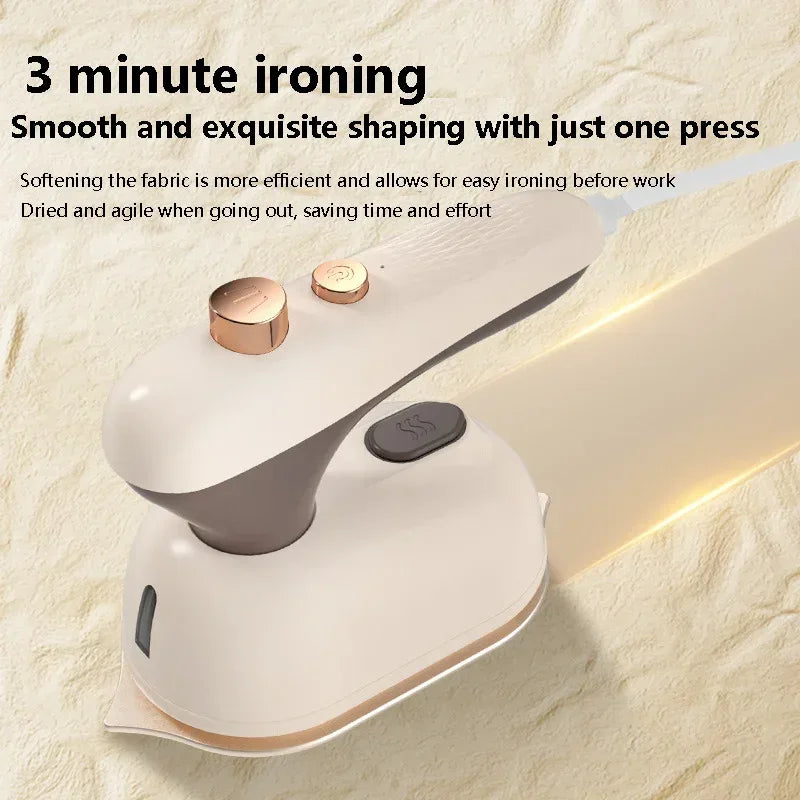 Mini Electric Iron Household Handheld Steam Iron Foldable Wet Dry Ironing Machine Portable Travel Fast Heating Handheld Iron