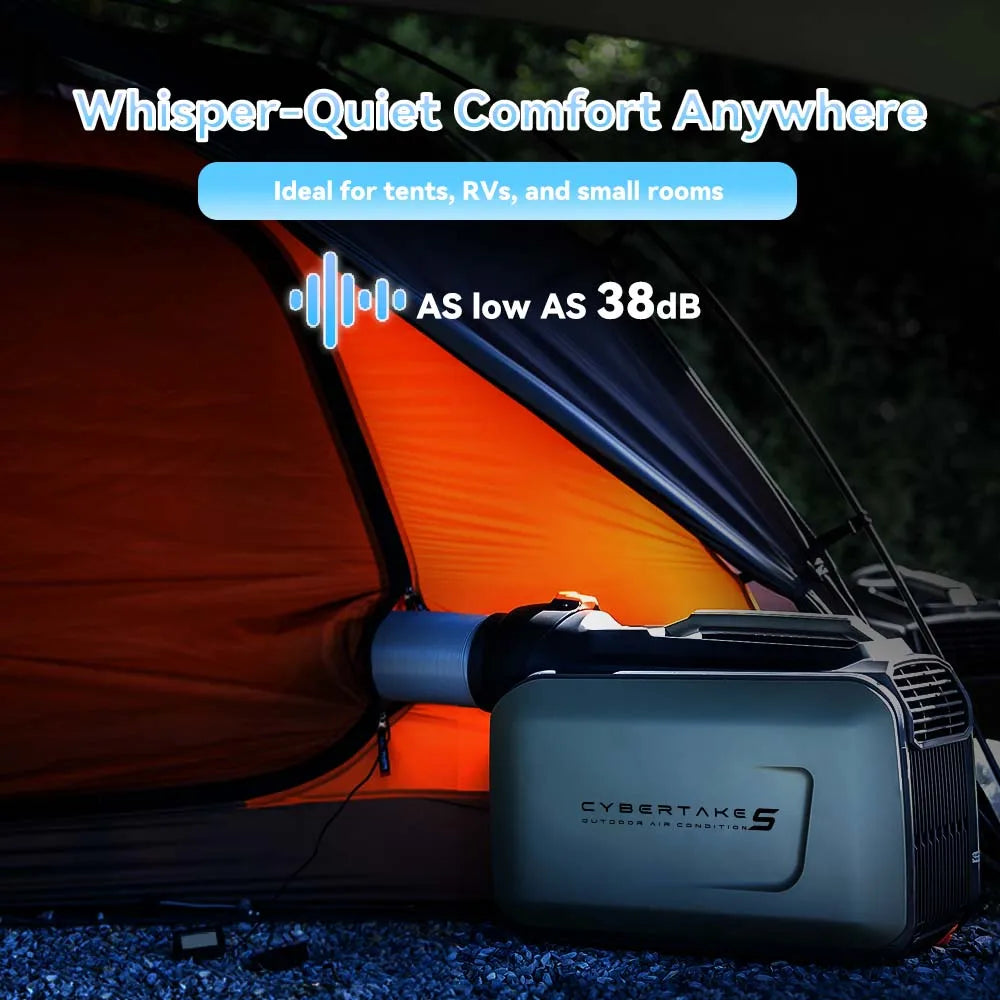 Inverter Mobile Air Conditioner Low Power Cooling for Camping RVs Home Use Emergency Tool