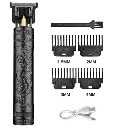 Electric Beard Trimmer for Men, Hair Cutting Machine, Rechargeable Hair Clipper, Barber Electric Shaver, Hot Sale