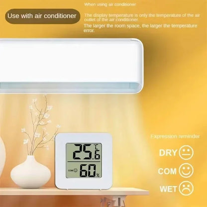 LED Thermometer Thermo-Hygrometer Multifunction Electronic Clock Temperature Humidity Meter Weather Station for Home With Alarm