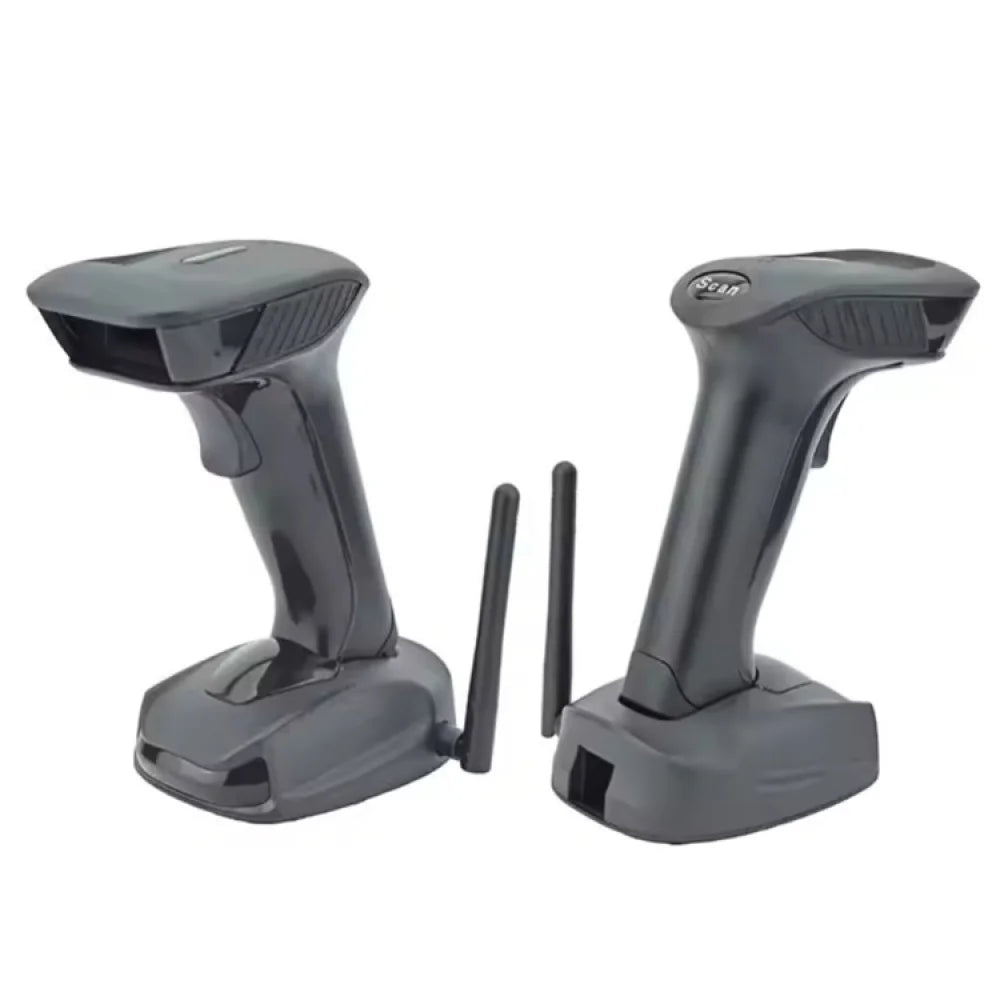 Bluetooth Wireless 2D 1D Barcode Scanner with Base Charging Station for Warehouse Logistics Scanning Mobile POS