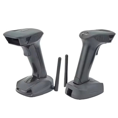 Bluetooth Wireless 2D 1D Barcode Scanner with Base Charging Station for Warehouse Logistics Scanning Mobile POS
