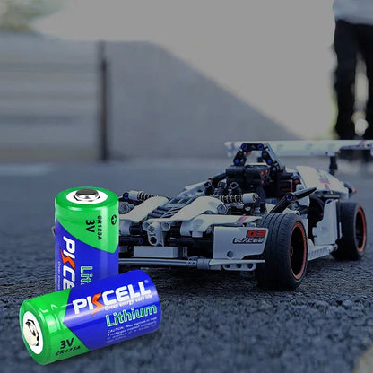 48PC PKCELL CR123A 3V Battery CR17345 Lithium Non-rechargable Batteries V123 KL123LA CR123R DL123A 3 Volt Lithium Pile Battery