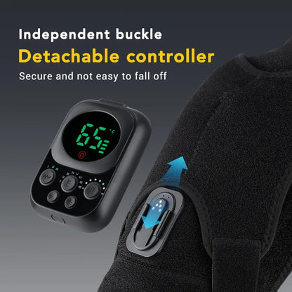 Vibration Shoulder Steamer Belt Heated Shoulder Warmer Massager Electric Smart Massage Machine Temperature Adjust