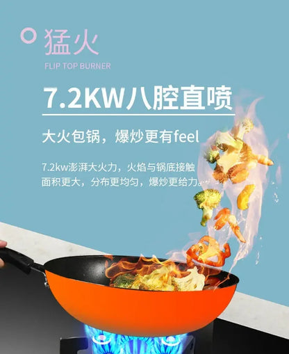 Household Built-in Double Stove Gas Stoves Table Kitchen Kitchens Cookers Countertops Cooker Home Recessed Top Cooktop Hob Panel