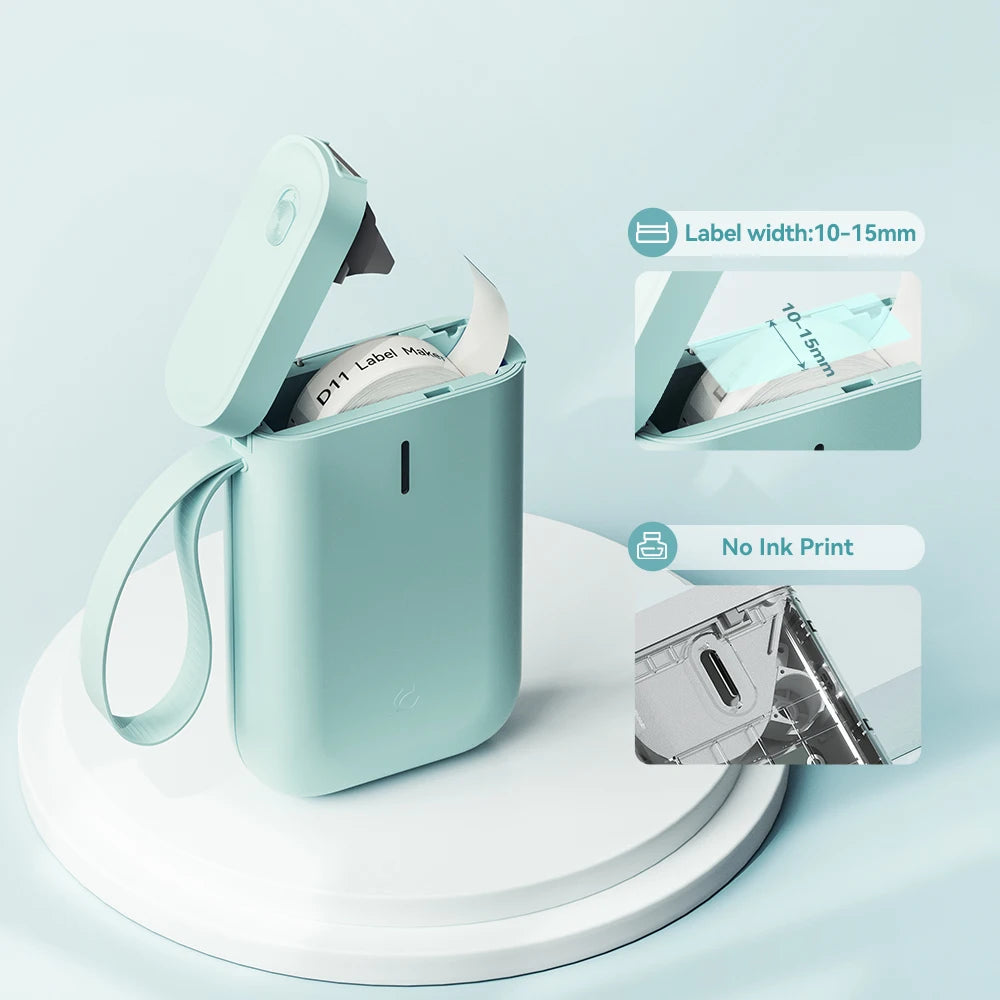 Niimbot D11 D110 D101 H1S Mini Thermal Printer Pocket Label Maker USB Bluetooth Label Stick Printer Inkless DIY Name Price Tag