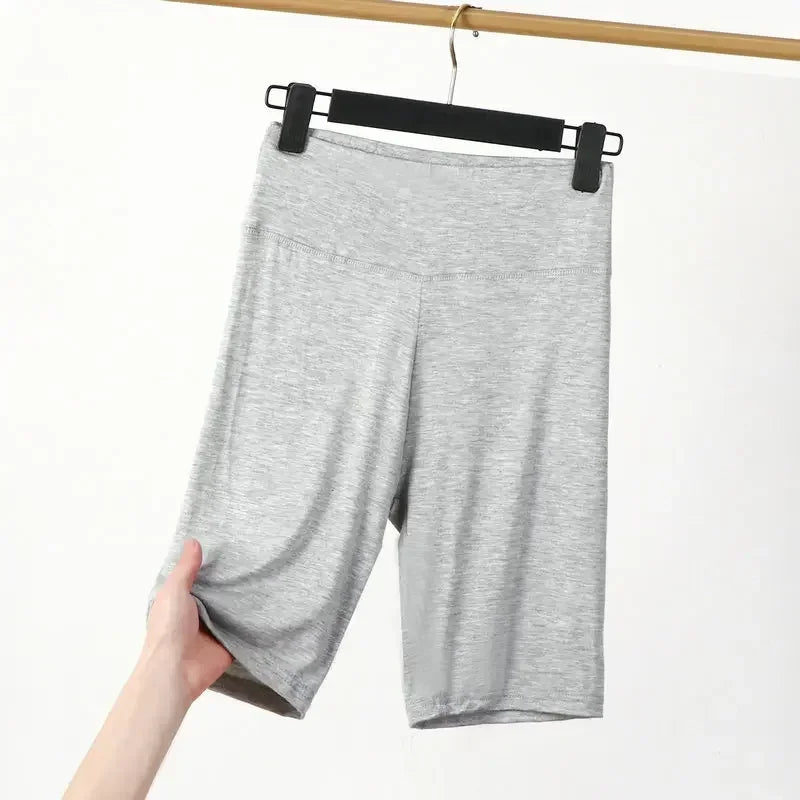 Plus Size Safety Shorts Women Summer Cotton Elastic Boyshorts Panties Female High Waist Anti Rubbing Underskirt Shorts 45-130KG