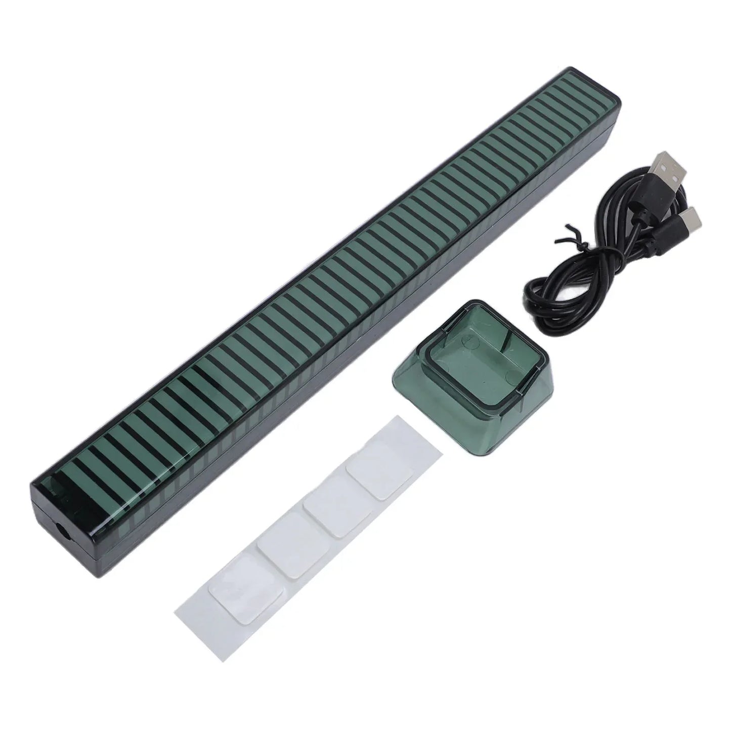 LED Ambient Light Bar RGB Music  Light Sound Control Rhythm Sync LED Ambient Light Bar with Base Multiple Colors and Modes