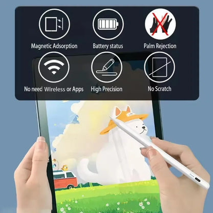 Universal Stylus For Android Ios Windows Ipad Pencil With Magnetic Adsorption Tablet Accessory For Huawei Xiaomi Samsung Pencil