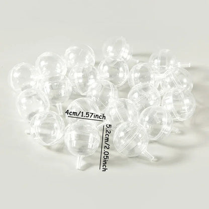 10/20/30/50pcs Clear Chocolate Wrapper Box Truffle Liner Flower Candy Box Chocolate Ball Holder Case Valentine's Day Gift Boxes