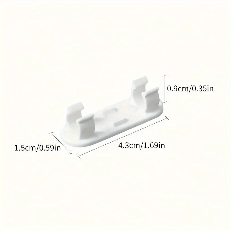 20/50pcs Adjustable Cable Management Clips Adhesive Sticky Wire Clips Cord Holder For TV PC Cable Under Desk Wall Home Office