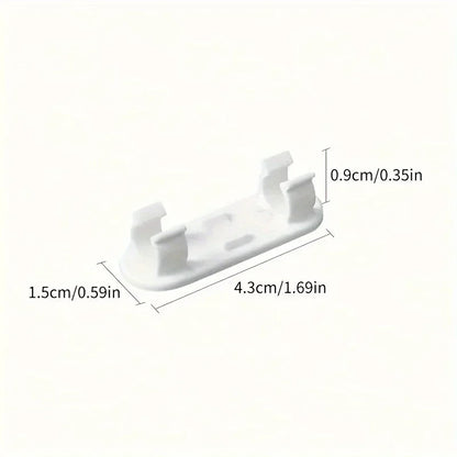 20/50pcs Adjustable Cable Management Clips Adhesive Sticky Wire Clips Cord Holder For TV PC Cable Under Desk Wall Home Office