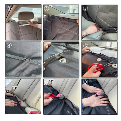 AUTO PLUS Car Seat Covers Set Baja Saddle Blanket Weave Universal Fit Most Car Seat Protection Steering Wheel Cover Protector by PDG ibma
