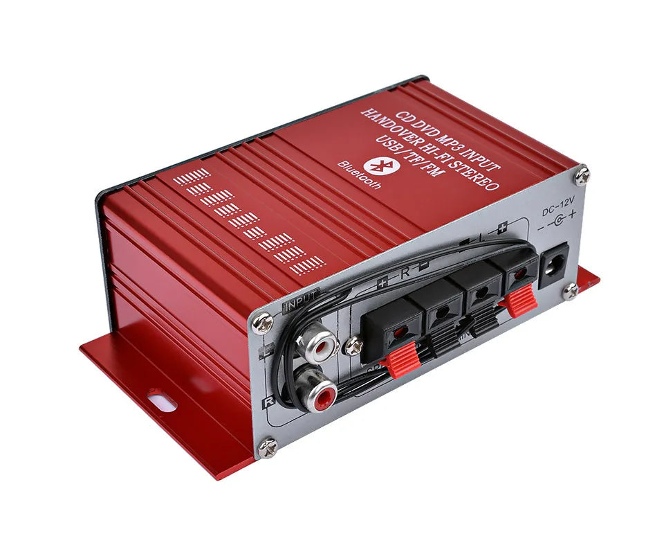 Mini HIFI Stereo Digital Amplifier Channel 2.0 Bluetooth 5.0 FM USB Home Theater Sound System G8  Power Amp Remote Control