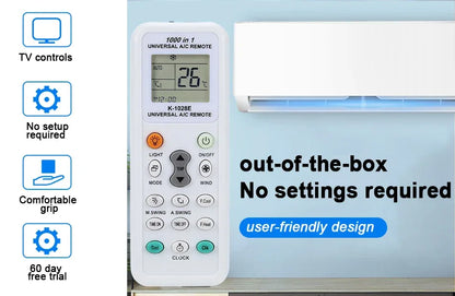 Universal Remote Control K 1028E A/C Digital LCD For Air Conditioner for L Panasonic Sharp Samsung Fujitsu Gree Guangda Haier
