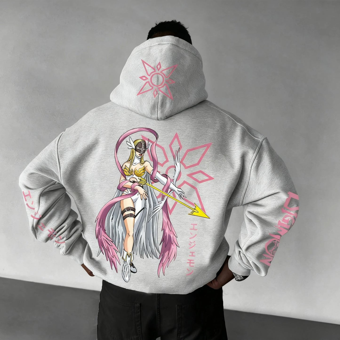 New Oversized Hoodie Men Women Digimon Anime Streetwear Casual Pullover Sweatshirt Hooded Jacket Autumn Winter Y2k Clothes Tops