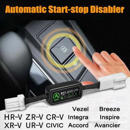 Auto Start Stop Off For Honda 10th Generation Accord Civic HRV URV CRV ZRV Inspire Breeze Crider Envix Auto Start-stop Disabler