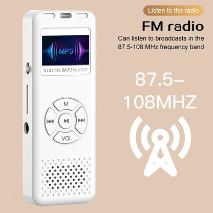 Mini Digital Audio/Sound/Voice Recorder Convenient MP3 Player Digital Voice Recorder FM Mini Radio HiFi Sound Quality