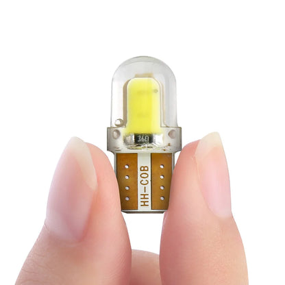 10Pcs T10 W5W BULB LED Car License Plate Lamp COB T10 LED Canbus Clearance Lamp Led Parking Bulb Car Interior Reading Light