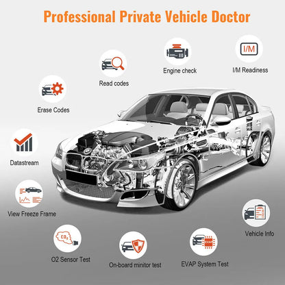 Autophix OM126P OBD2 Scanner Code Reader EOBD JOBD Universal OBD2 Car Engine Analyzer Automotive Scanner Scan Tools Free Update