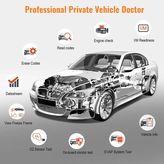 Autophix OM126P OBD2 Scanner Code Reader EOBD JOBD Universal OBD2 Car Engine Analyzer Automotive Scanner Scan Tools Free Update