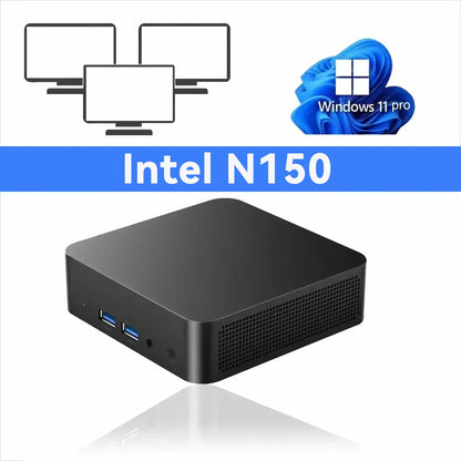 Hotselling Portable Intel N150 Windows 11 16GB RAM 512GB 1TB SSD Gaming Mini Computer WiFi 6 Desktop Mini PC Computer