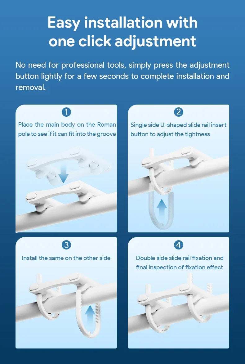 Tuya Zigbee/Bluetooth Track Curtain Robot Tuya Smart Rail Curtain Robot Smart Curtain Pusher Robot Support Siri Alexa Voice