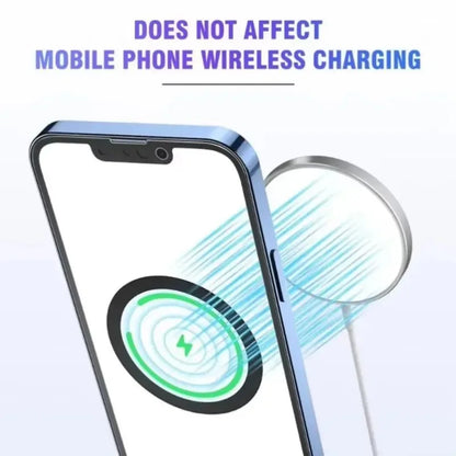 1pc Universal Magnetic Metal Ring Plate Sticker Wireless Charger Adapter for Magsafe Magnet Car Phone Holder Support