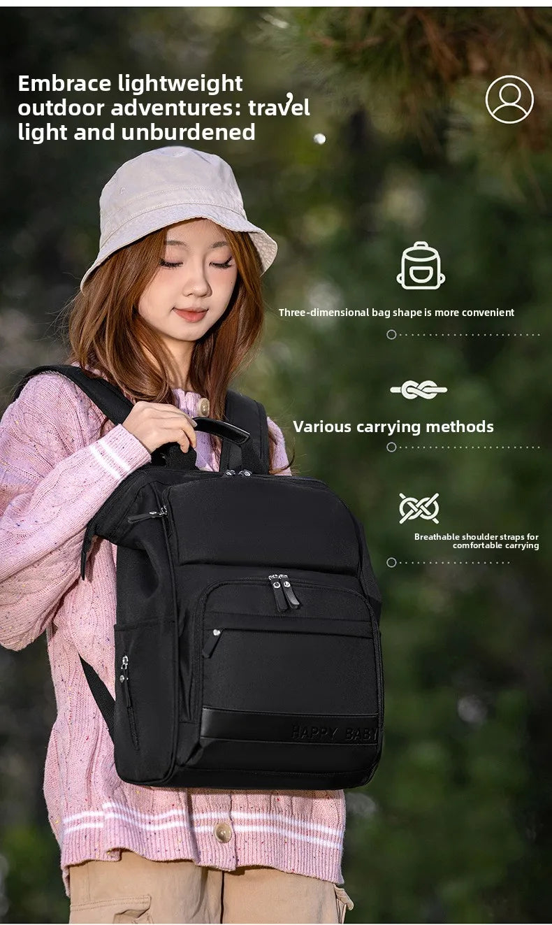 New Mom Bag: Multi-Functional, High-Capacity, Lightweight Diaper Bag with Milk Storage Compartment
