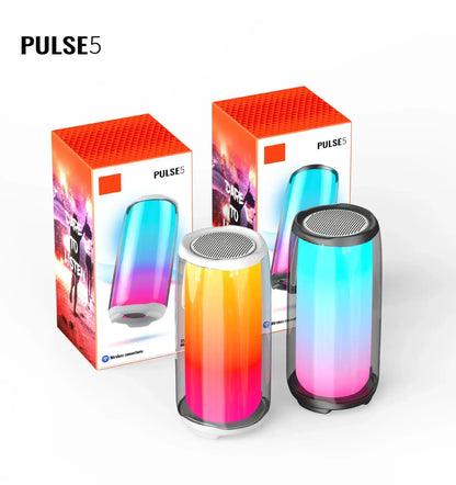 PULSE 5 Family K Song Bluetooth Speaker Portable Column RGB Atmosphere Lamp Audio Boombox Outdoor Waterproof Subwoofer With Mic