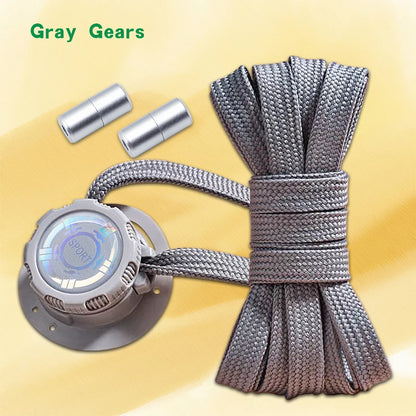 Automatic Flat Shoelaces Without ties casual shoes Swivel Buckle Laces Adults Kids Sneakers No Tie Shoe laces