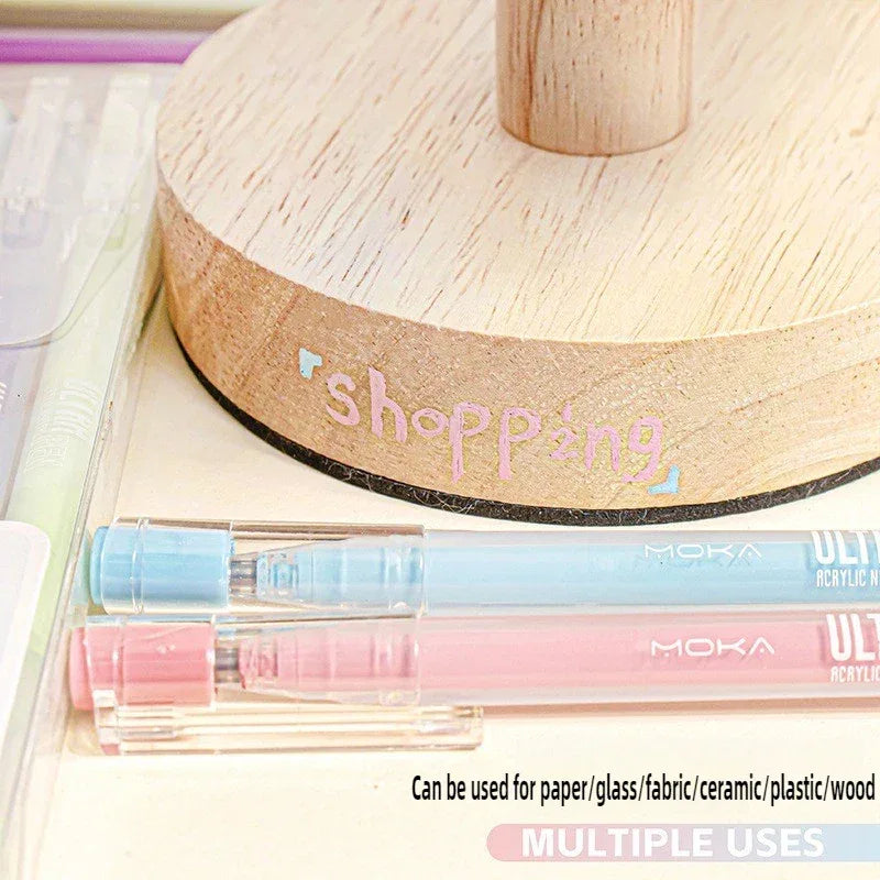 150/6 Colors Acrylic Gel Pen Student Diary Scrapbook Painting DIY Gel Pen Set Color Drawing Doodling Art Markers School Supplies