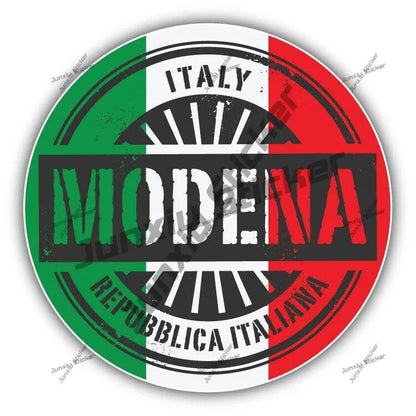 Lombardia Marche Molise Italy Flag Emblem Vinyl Sticker Decoration Naples Napoli Modena Messina Milan Italia Round Seal Flag
