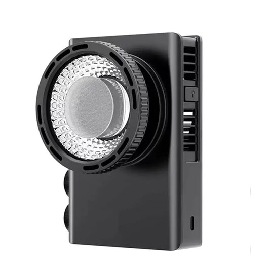 AT82-C01 100W COB Portable Fill Light With Condenser Lens 2700K-6500K Cooling Fan Video Light LED Studio Light