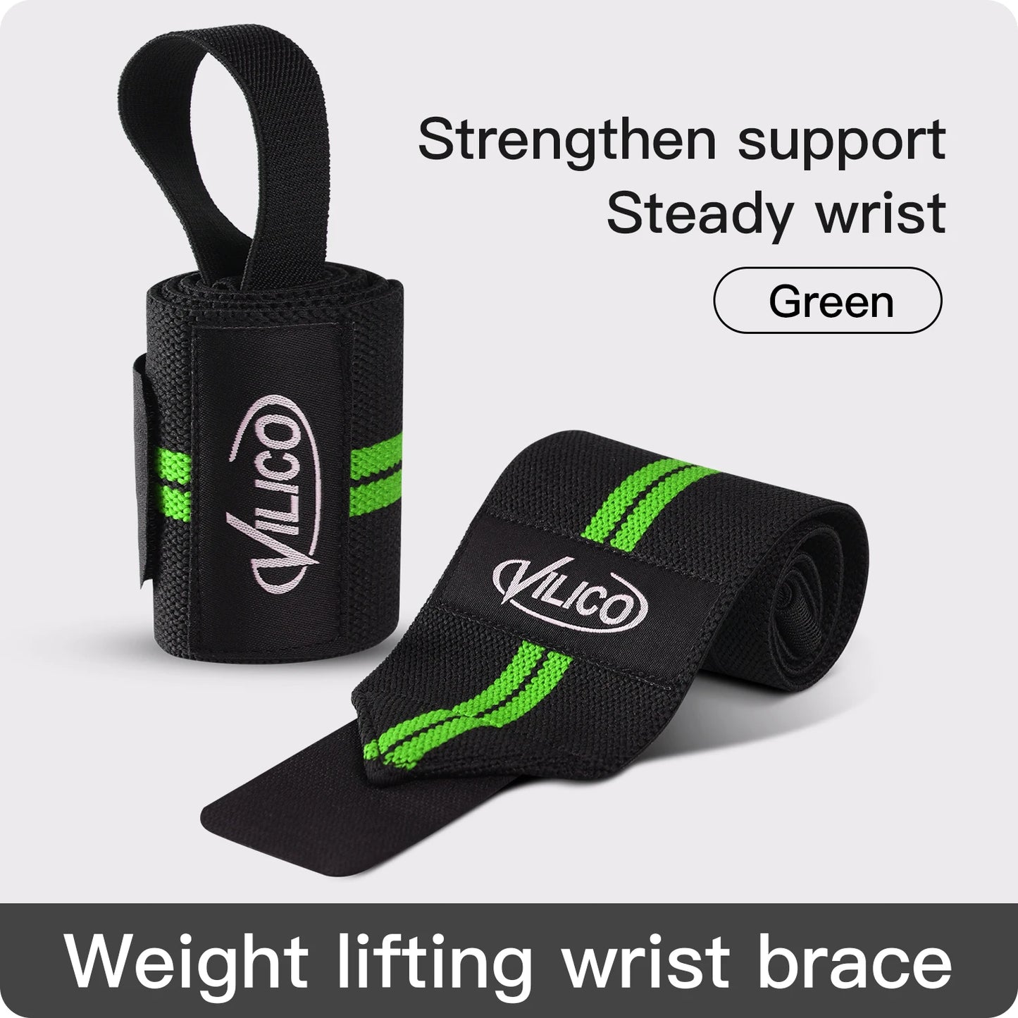 Fitness Wristband Wrapped Design With Adjustable Elasticity to Support and Stabilize The Wrist, Avoiding Wrist Injuries