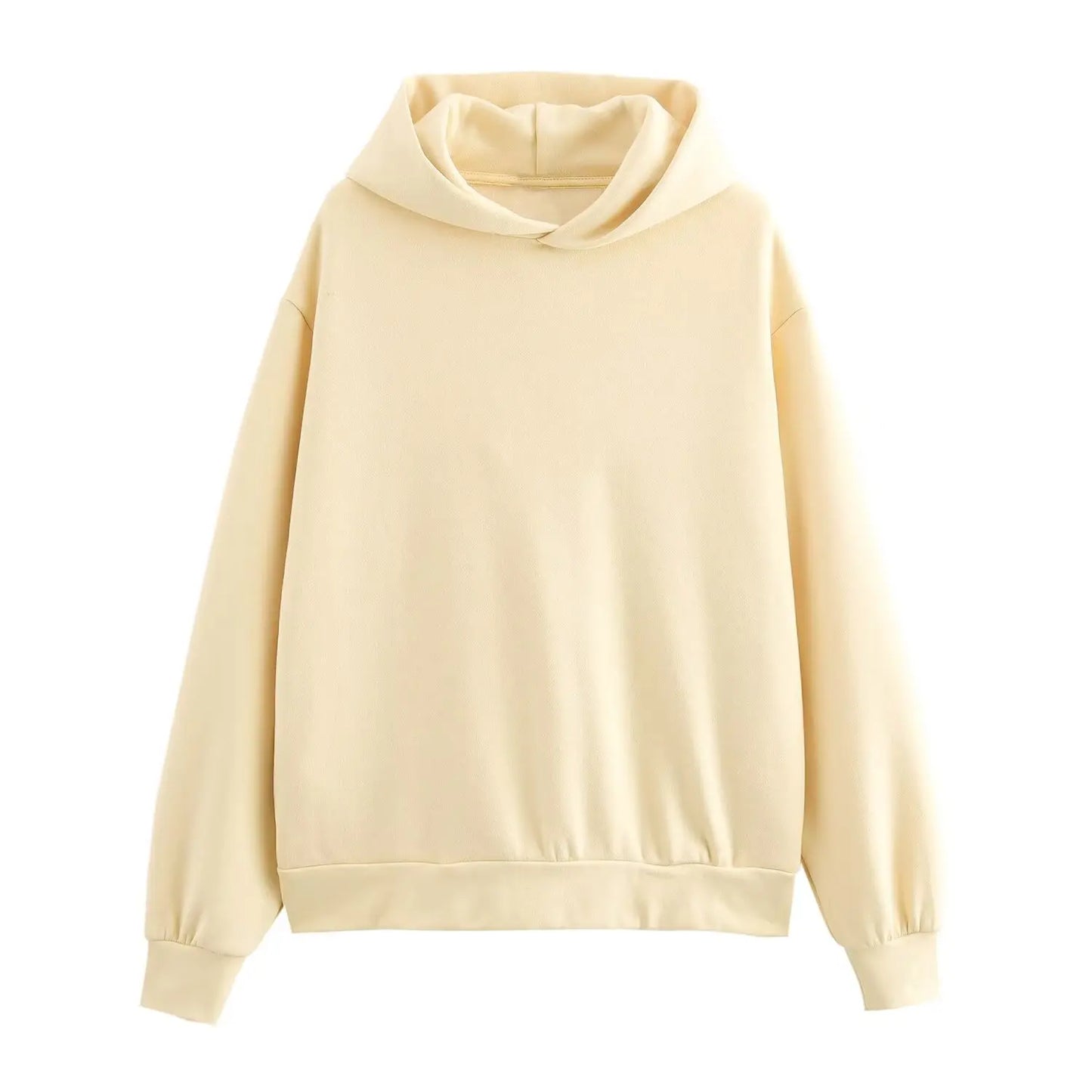 2024 Autumn/Winter new TRAF women's multi-color selection classic simple all-in-one hooded loose long-sleeved hoodie sweatpants