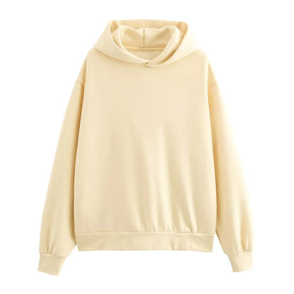 2024 Autumn/Winter new TRAF women's multi-color selection classic simple all-in-one hooded loose long-sleeved hoodie sweatpants