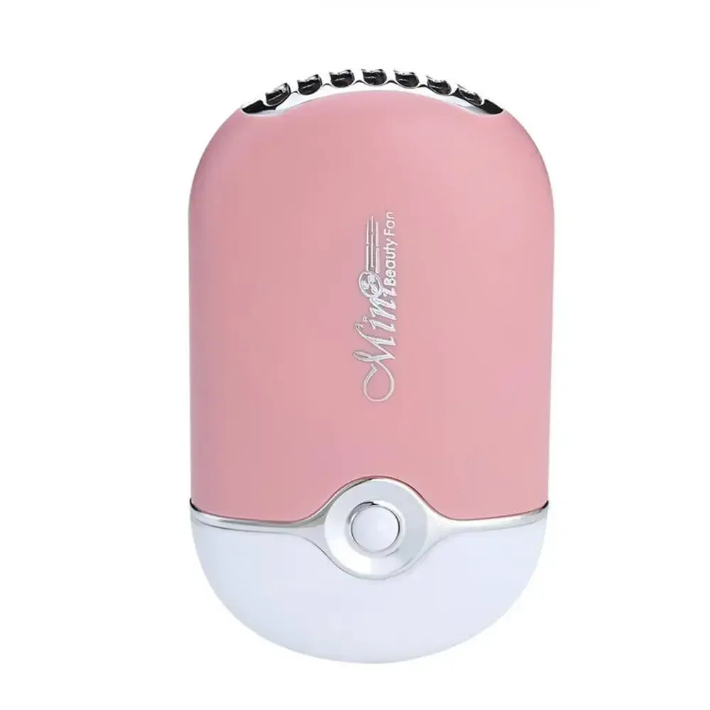 New USB Mini Fan Air Conditioning Blower USB Charging Fan Eyelash Hair Dryer Portable Nail Polish Quick Dry Pocket Cooling Fan
