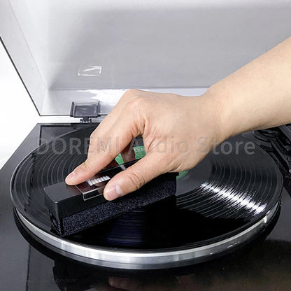 6 Pcs Anti Static LP Vinyl Record Cleaner Dust Remover Brush Turntable Cleaning Solution Stylus Cleaning Gel Player Cleaning Kit