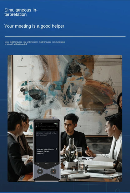 AI 4G Intelligent Translators 150 Language with Real-time Online Offline Translation Capabilities Including Photo Translation