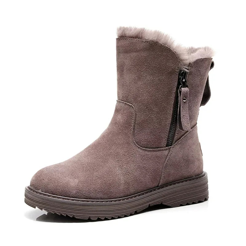 new women's shoes winter tide brand snow boots women  velvet thick warm short boots waterproof non-slip big cotton shoes
