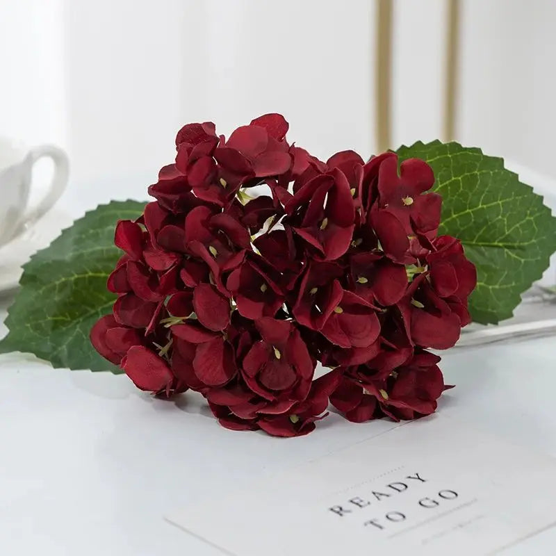 Artificial Flowers 1 Bundle Silk Hydrangea Wedding Decorative Bridal Accessories Clearance Festival Decor Vases Home Diy Bouquet