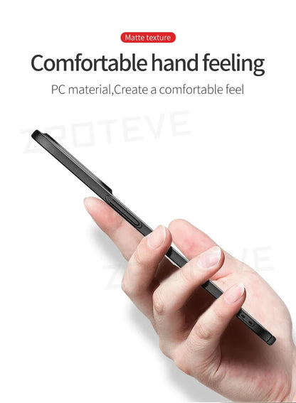 For iPhone 17 Air 17e 16 16e 15 14 13 12 Pro Max ZROTEVE Slim Matte Hard PC Cover For iPhone17 iPhone16 Plus Phone Case